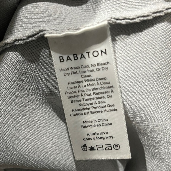 Babaton from Aritzia Grey Bandage Top Size Medium - Picture 3 of 4
